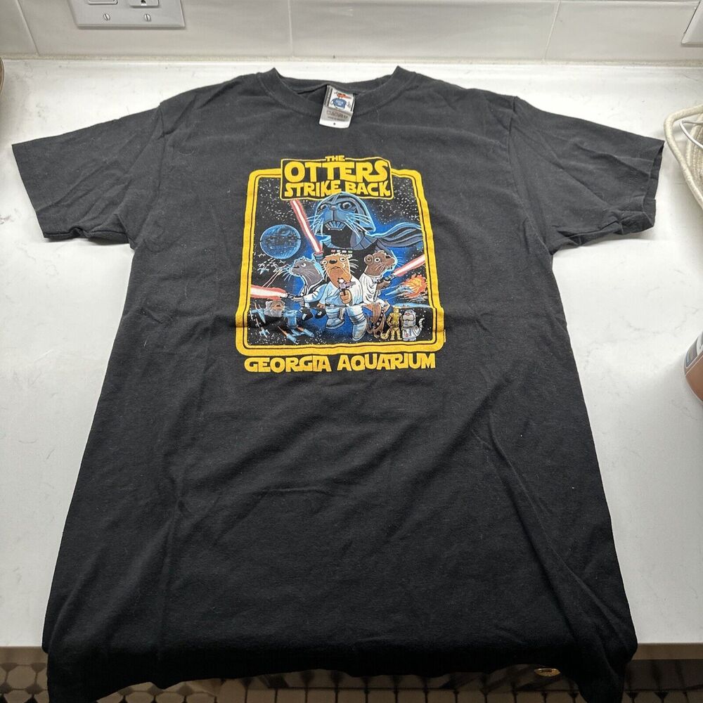 The Otters Strike Back T-shirt  Georgia Aquarium Unisex Adult Size: S